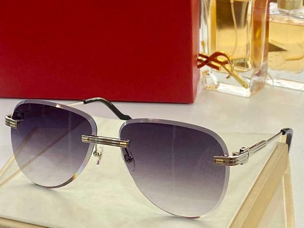 sunglasses sun glasses mens designer glasses pilot rimless women fashion frame 18k gold ip x64n, White;black
sunglasses sun glasses mens designer glasses pilot rimless women fashion frame 18k gold ip x64n, White;black