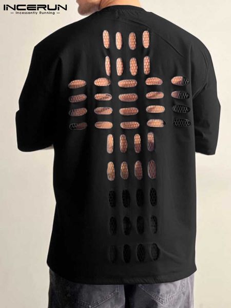 men's t-shirts men casual t shirt mesh patchwork 2022 hollow out back o-neck short sleeve tee streetwear fashion camisetas s-5xl t2210, White;black
men's t-shirts men casual t shirt mesh patchwork 2022 hollow out back o-neck short sleeve tee streetwear fashion camisetas s-5xl t2210, White;black