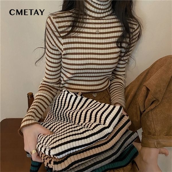 women's sweaters women turtleneck striped sweater harajuku winter retro thick slim stretch warm autumn knitted pullover 221007, White;black
women's sweaters women turtleneck striped sweater harajuku winter retro thick slim stretch warm autumn knitted pullover 221007, White;black