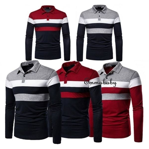 mens polos spring autumn men contrast color striped shirt long sleeve pullover casual stand collar stretch slim basic maletee 221007, White;black
mens polos spring autumn men contrast color striped shirt long sleeve pullover casual stand collar stretch slim basic maletee 221007, White;black
