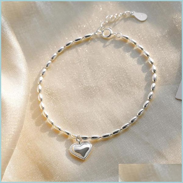 charm bracelets sier love heart bracelet fashion unique rice grains chain womens delicate birthday gift friend same jewelry charm bra dhvfw, Golden;silver
charm bracelets sier love heart bracelet fashion unique rice grains chain womens delicate birthday gift friend same jewelry charm bra dhvfw, Golden;silver