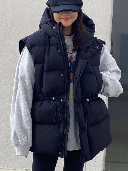 women's vests janveny winter autumn warm down vest women loose thick 90 white duck down gilet female puffer feather waistcoat sleeveles, Black;white
women's vests janveny winter autumn warm down vest women loose thick 90 white duck down gilet female puffer feather waistcoat sleeveles, Black;white