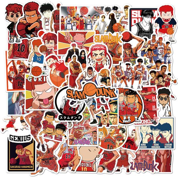 50pcs anime slam dunk stickers sakuragi hanamichi graffiti kids toy skateboard car motorcycle bicycle sticker decals wholesale
50pcs anime slam dunk stickers sakuragi hanamichi graffiti kids toy skateboard car motorcycle bicycle sticker decals wholesale