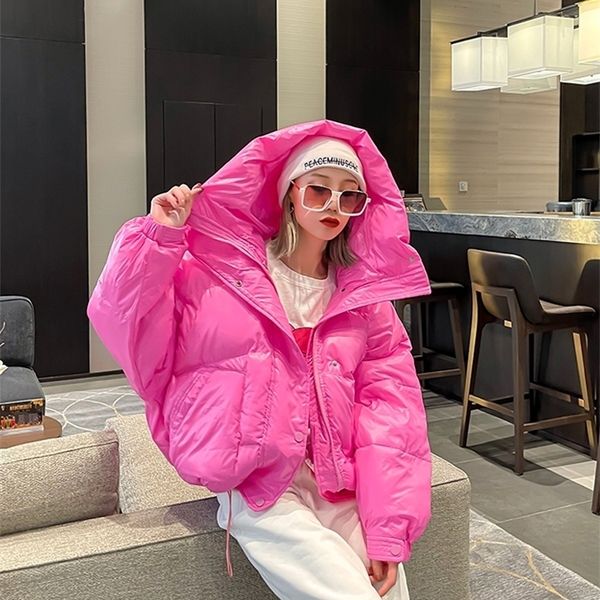 women's down parkas street jacket short candy color all-match bread coat women shiny warm big hooded cotton padded parkas fashion winte, Black
women's down parkas street jacket short candy color all-match bread coat women shiny warm big hooded cotton padded parkas fashion winte, Black