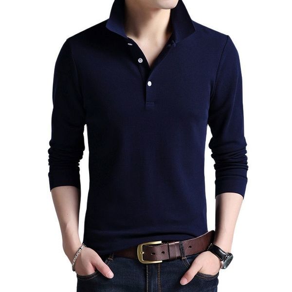 men's polos grade fashion men polo shirt solid color slim fit polo men long sleeve mercerized cotton casual polos shirt mens m4xl 22100, White;black
men's polos grade fashion men polo shirt solid color slim fit polo men long sleeve mercerized cotton casual polos shirt mens m4xl 22100, White;black