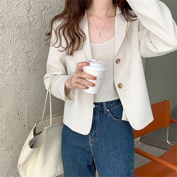 womens suits blazers korean fashion cropped blazer jacket women spring thin office lady elegant long sleeve suit coat casual cute short oute, White;black
womens suits blazers korean fashion cropped blazer jacket women spring thin office lady elegant long sleeve suit coat casual cute short oute, White;black