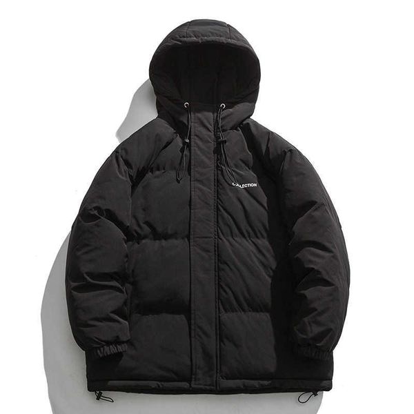 men's down parkas streetwear harajuku warm winter parkas men solid casual hooded men's cold jacket oversize women's winter co, Black
men's down parkas streetwear harajuku warm winter parkas men solid casual hooded men's cold jacket oversize women's winter co, Black