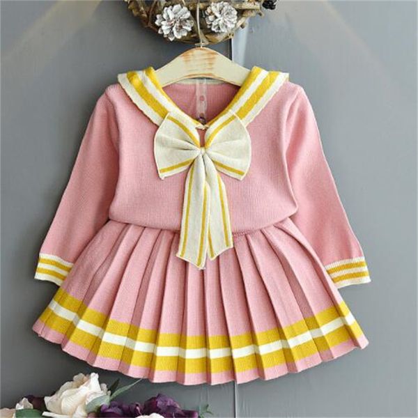 kids girls clothing set long sleeves knitted princess and skirt 2pcs suit spring autumn children clothes baby outfit, White
kids girls clothing set long sleeves knitted princess and skirt 2pcs suit spring autumn children clothes baby outfit, White