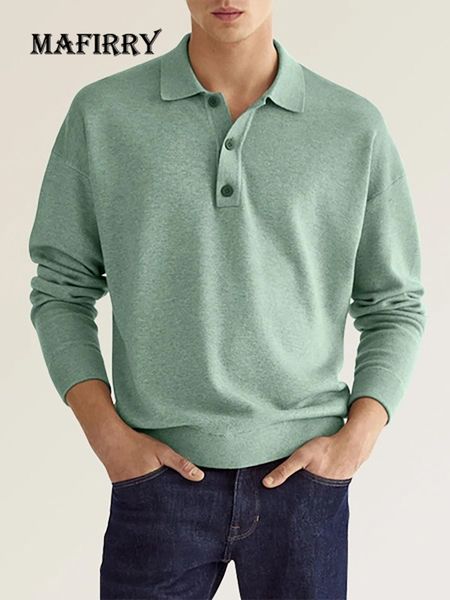 men's polos men loungewear solid spring autumn turndown collar long sleeve casual male polo shirts button streetwear drop 221006, White;black
men's polos men loungewear solid spring autumn turndown collar long sleeve casual male polo shirts button streetwear drop 221006, White;black