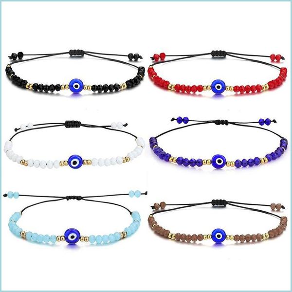 link chain handmade braided evil blue eye bracelet stainless steel crystal beads bracelets for women girls 1622 t2 drop delivery 202 dhj01, Black
link chain handmade braided evil blue eye bracelet stainless steel crystal beads bracelets for women girls 1622 t2 drop delivery 202 dhj01, Black