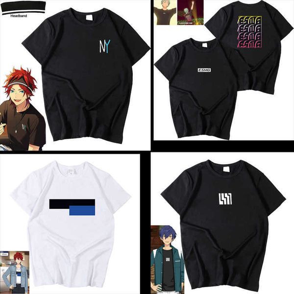 men's t-shirts ensemble stars amagi hiiro amagi rinne t-shirt tatsumi sazanami jun cosplay short sleeve men women summer cotton tee t2, White;black
men's t-shirts ensemble stars amagi hiiro amagi rinne t-shirt tatsumi sazanami jun cosplay short sleeve men women summer cotton tee t2, White;black