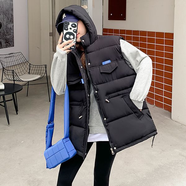 women's vests women's autumn and winter cotton vest long section fat m girl cotton vest thin waist allmatch casual fashion coat 22, Black;white
women's vests women's autumn and winter cotton vest long section fat m girl cotton vest thin waist allmatch casual fashion coat 22, Black;white