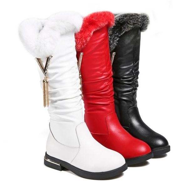 boots metal fringe long princess girls genuine leather elegant plush warm flat dress dance shoes christmas snowshoes 27-37 221007, Black;grey
boots metal fringe long princess girls genuine leather elegant plush warm flat dress dance shoes christmas snowshoes 27-37 221007, Black;grey