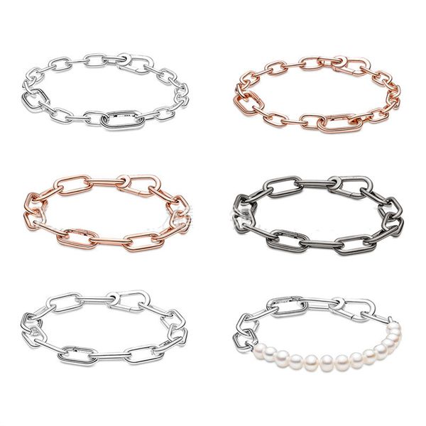 s925 designer chain bracelets diy original fit pandora pearl bracelet women's jewelry gift, Black
s925 designer chain bracelets diy original fit pandora pearl bracelet women's jewelry gift, Black