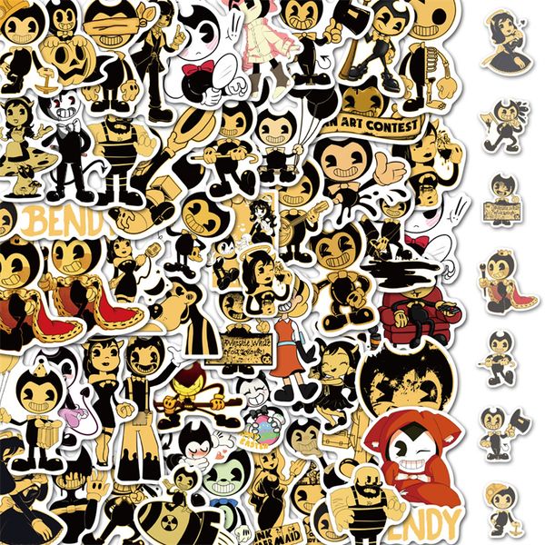 50pcs terror game bendy stickers bendy and the ink machine graffiti kids toy skateboard car motorcycle bicycle sticker decals wholesale
50pcs terror game bendy stickers bendy and the ink machine graffiti kids toy skateboard car motorcycle bicycle sticker decals wholesale