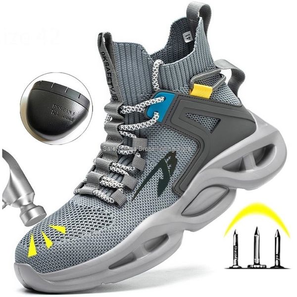 boots fashion safety shoes men steel toe work shoes light breathable working sneaker male high work safety boots plus size 3648 221007, Black
boots fashion safety shoes men steel toe work shoes light breathable working sneaker male high work safety boots plus size 3648 221007, Black