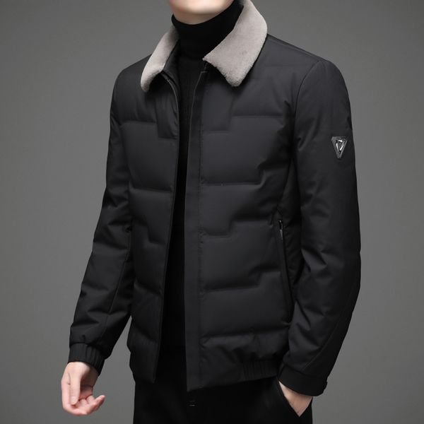men's down parkas arrivals grade winter brand men winter jacket fashion casual fur collar 90 white duck down thick warm coats 221006, Black
men's down parkas arrivals grade winter brand men winter jacket fashion casual fur collar 90 white duck down thick warm coats 221006, Black