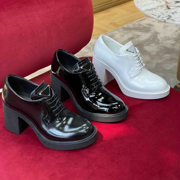 new pattern stout heel lace up casual shoes women wedding party pumps quality leather 80mm flat shoe luxury designer dress shoes with, Black
new pattern stout heel lace up casual shoes women wedding party pumps quality leather 80mm flat shoe luxury designer dress shoes with, Black