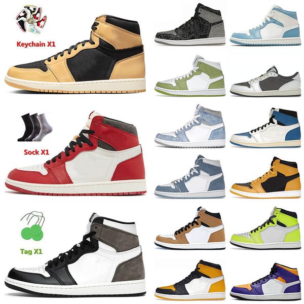 og jumpman 1 1s basketball shoes heirloom lakers lost found se multi-color mens women denim carbon fiber black gold jordens sneakers trainer
og jumpman 1 1s basketball shoes heirloom lakers lost found se multi-color mens women denim carbon fiber black gold jordens sneakers trainer