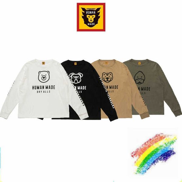 men's t-shirts long sleeve animal printing human made t-shirt men women 1 1 t shirt human made tee t221007, White;black
men's t-shirts long sleeve animal printing human made t-shirt men women 1 1 t shirt human made tee t221007, White;black