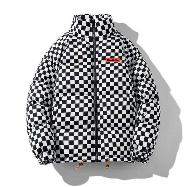 men's down parkas japanese style new men puffer jacket husband with contrast warm plaid retro parkas winter streetwear oversize plaid b, Black
men's down parkas japanese style new men puffer jacket husband with contrast warm plaid retro parkas winter streetwear oversize plaid b, Black