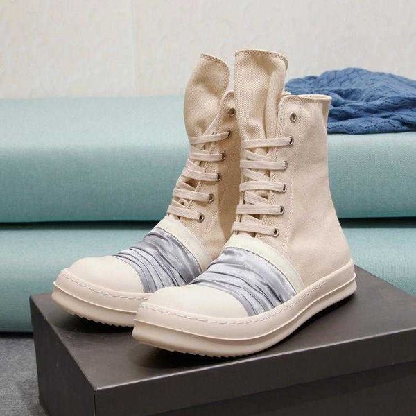 boots designer rick owen canvas high shoes platform boot men women shoe black lace up booties 2026
boots designer rick owen canvas high shoes platform boot men women shoe black lace up booties 2026