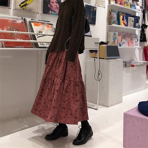 skirts lucyever high waist autumn winter long women elegant flower printed midi female vintage streetwear pleated 221007, Black
skirts lucyever high waist autumn winter long women elegant flower printed midi female vintage streetwear pleated 221007, Black