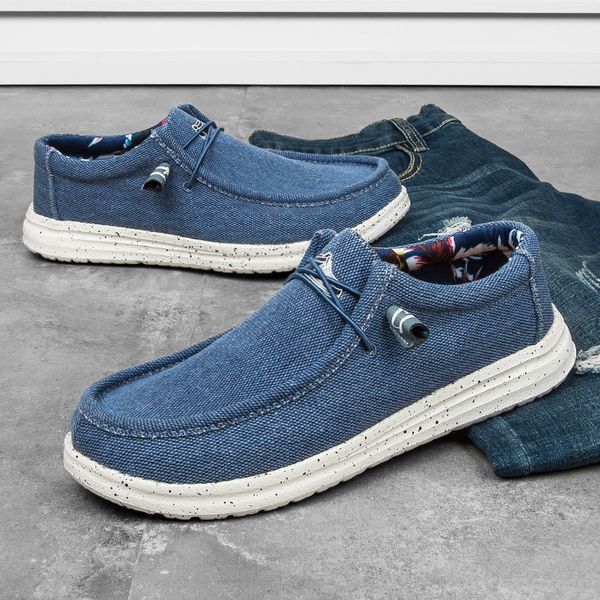 dress shoes men's canvas boat comfortable walking summer slip on loafers male classic plus size casual zapatos hombre 221007, Black
dress shoes men's canvas boat comfortable walking summer slip on loafers male classic plus size casual zapatos hombre 221007, Black