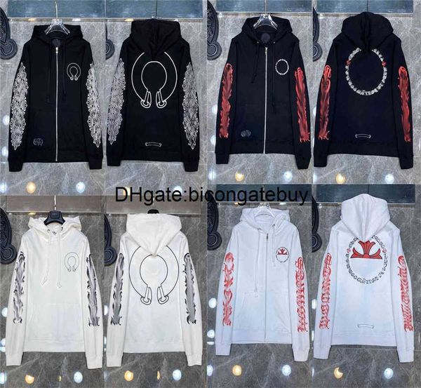 men's fleece hoodies sweatshirts designer chrome brand luxury jackets zipper men horseshoe cross print ch women loose coat casual pu 71, Black
men's fleece hoodies sweatshirts designer chrome brand luxury jackets zipper men horseshoe cross print ch women loose coat casual pu 71, Black
