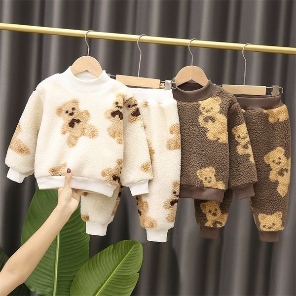 clothing sets winter children clothing set for boys girls autumn cartoon bear jacket coat pants 2pcs baby sets warm plush kids clothes0-5y 2, White
clothing sets winter children clothing set for boys girls autumn cartoon bear jacket coat pants 2pcs baby sets warm plush kids clothes0-5y 2, White
