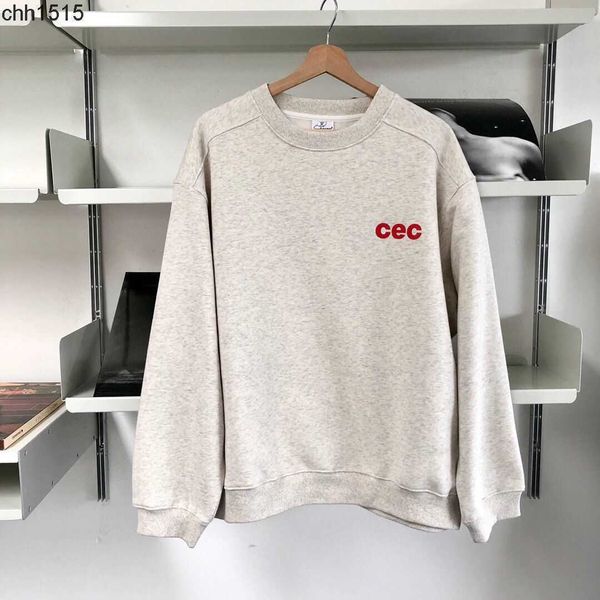 real time high version cec round neck plush sweater women's autumn and winter new pullover loose for men and women, Black;brown
real time high version cec round neck plush sweater women's autumn and winter new pullover loose for men and women, Black;brown