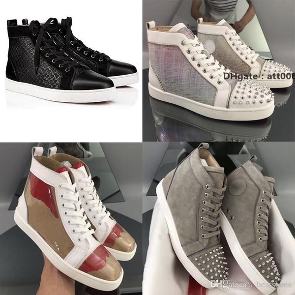 bottoms christians latest mens red shoes spikes flats shoes fashion sneakers women genuine leather lace up sneakers studs safeguard the frn, Black
bottoms christians latest mens red shoes spikes flats shoes fashion sneakers women genuine leather lace up sneakers studs safeguard the frn, Black