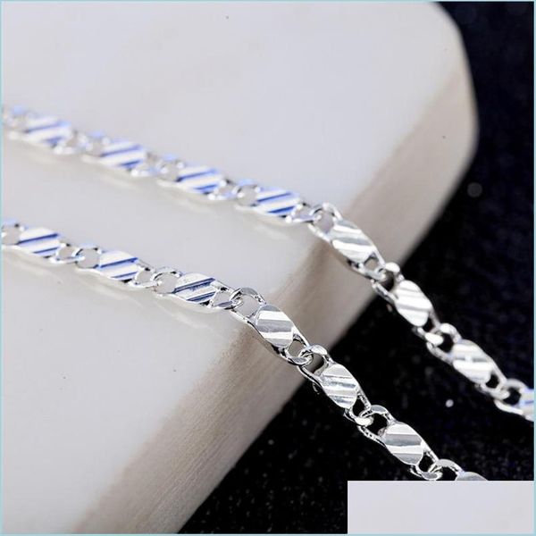 chains 925 sterling sier 16/18/20/22/24/26/28/30 inch 2mm charm chain necklace for women man fashion wedding party jewelry 1278 t2 dr dhn3o, Silver
chains 925 sterling sier 16/18/20/22/24/26/28/30 inch 2mm charm chain necklace for women man fashion wedding party jewelry 1278 t2 dr dhn3o, Silver