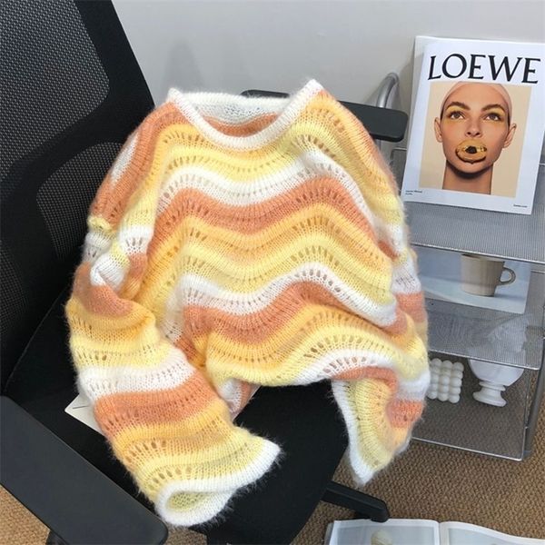 women's sweaters knitted loose women autumn reduction all match korean version casual lazy style sweater o-neck casual 221007, White;black
women's sweaters knitted loose women autumn reduction all match korean version casual lazy style sweater o-neck casual 221007, White;black