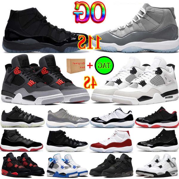 with box 4 11 jumpman basketball shoes 4s 11s designer sneaker sport shoe military black cat fire red thunder sail cool gery bred cherry
with box 4 11 jumpman basketball shoes 4s 11s designer sneaker sport shoe military black cat fire red thunder sail cool gery bred cherry