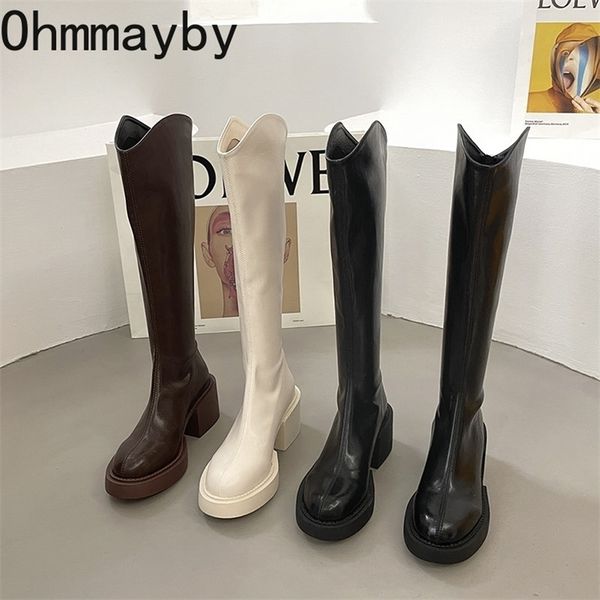 boots 2022 winter women long boots thick sole ladies zipper knight high heel casual soft leather long boot shoes mujer 221007, Black
boots 2022 winter women long boots thick sole ladies zipper knight high heel casual soft leather long boot shoes mujer 221007, Black