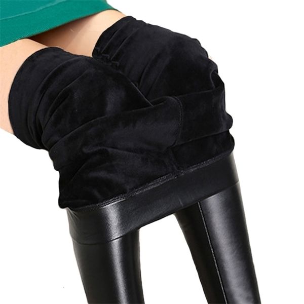 womens leggings thick winter women pants warm tights casual velvet femme pu high waist legging black leather 5xl 221007
womens leggings thick winter women pants warm tights casual velvet femme pu high waist legging black leather 5xl 221007