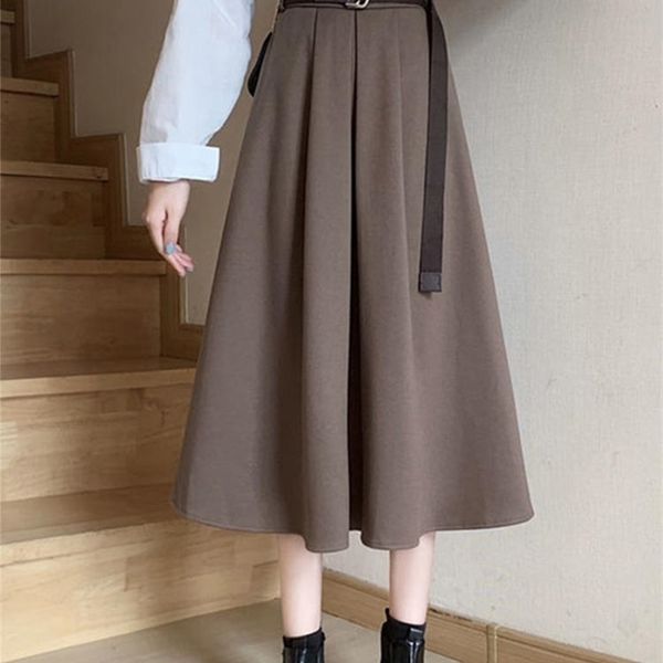 skirts solid women mid-calf high waist friends korean style elegant college spring autumn all-match jupe mujer faldas female ins 221007, Black
skirts solid women mid-calf high waist friends korean style elegant college spring autumn all-match jupe mujer faldas female ins 221007, Black