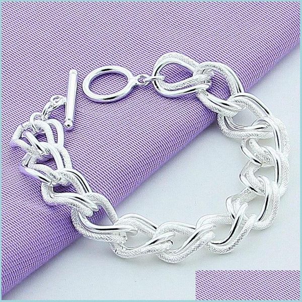 link chain beautif fashion bracelet 925 sterling sier charm gorgeous jewelry chain women gift party 1 t2 drop delivery 2021 bracelets dhj7v, Black
link chain beautif fashion bracelet 925 sterling sier charm gorgeous jewelry chain women gift party 1 t2 drop delivery 2021 bracelets dhj7v, Black