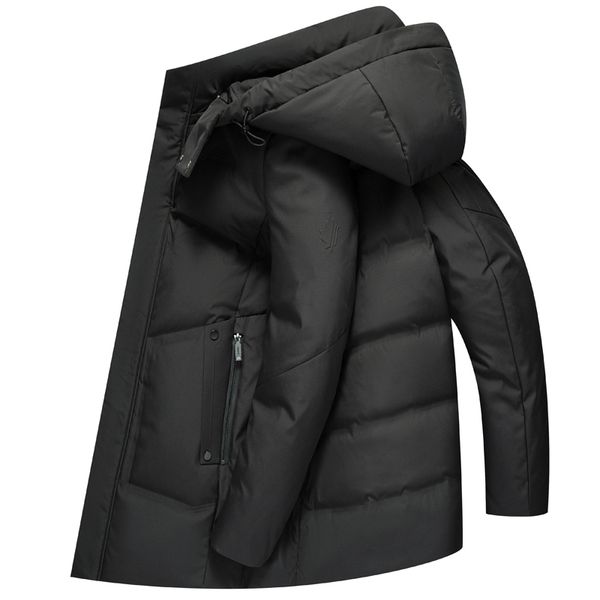 men's down parkas brand winter down jacket men warm thicken 90 white duck down coat men hooded long parkas overcoat snow coat 221006, Black
men's down parkas brand winter down jacket men warm thicken 90 white duck down coat men hooded long parkas overcoat snow coat 221006, Black