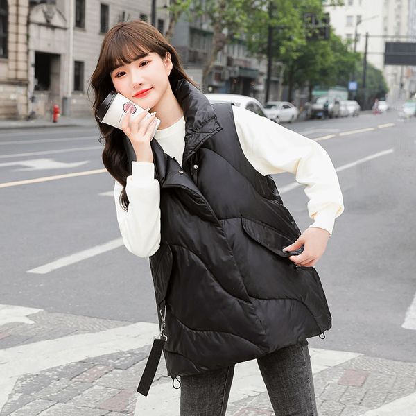 women's vests 0460 black white khaki brown vest coat women zipper loose outerwear woman vest waistcoat sleeveless jacket warm down cott
women's vests 0460 black white khaki brown vest coat women zipper loose outerwear woman vest waistcoat sleeveless jacket warm down cott