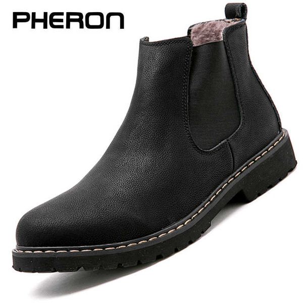 chelsea boots men winter shoes black split leather s footwear warm plush fur for zapatos hombre
chelsea boots men winter shoes black split leather s footwear warm plush fur for zapatos hombre
