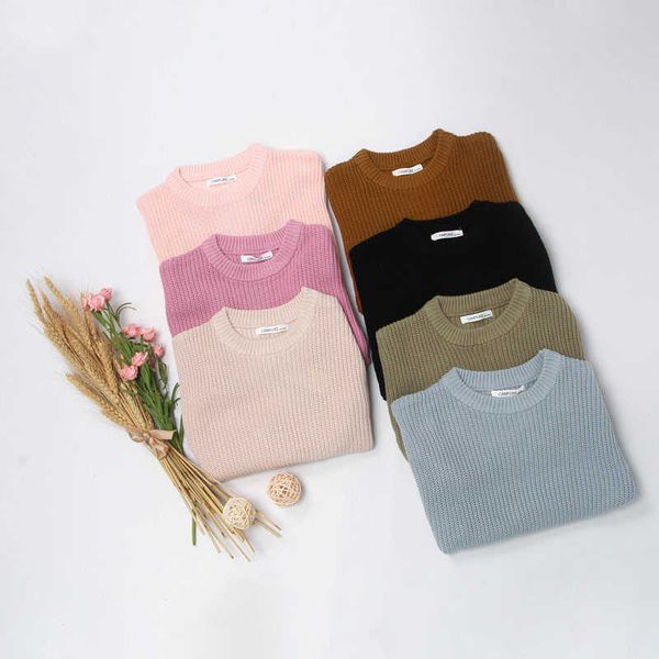 pullover autumn children's sweater o-neck solid color loose sweater bottom layer l221007, Blue
pullover autumn children's sweater o-neck solid color loose sweater bottom layer l221007, Blue