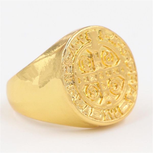 men 18k gold plated punk stainless steel religious catholic cross ring gothic rings black us size 7 to 142950, Silver
men 18k gold plated punk stainless steel religious catholic cross ring gothic rings black us size 7 to 142950, Silver