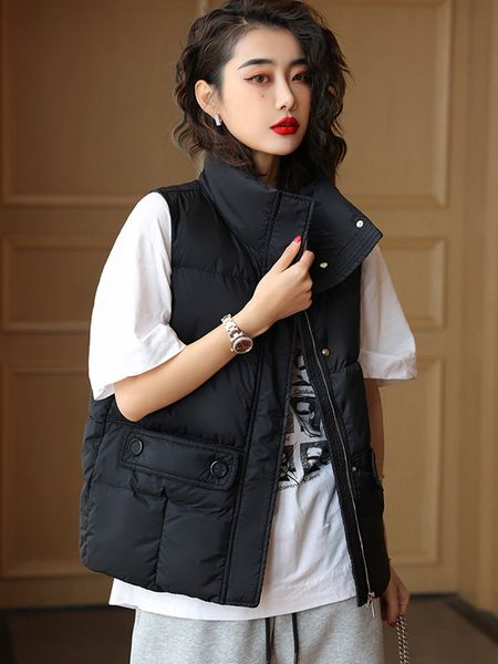 women's vests janveny winter autumn down vest women short windproof lightweight coat warm waistcoat female 90 duck down gilet sleeveles, Black;white
women's vests janveny winter autumn down vest women short windproof lightweight coat warm waistcoat female 90 duck down gilet sleeveles, Black;white