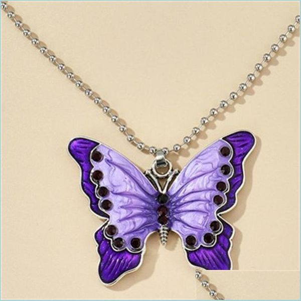pendant necklaces fashion pendant necklace fl drill crystal alloy sweet temperament violet little butterfly female jewelry women neck dhvjx, Silver
pendant necklaces fashion pendant necklace fl drill crystal alloy sweet temperament violet little butterfly female jewelry women neck dhvjx, Silver