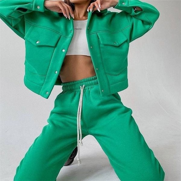 women's two piece pants men's tracksuit casual two piece sets autumn winter fashion female warm suits turn down collar jacket and, White
women's two piece pants men's tracksuit casual two piece sets autumn winter fashion female warm suits turn down collar jacket and, White