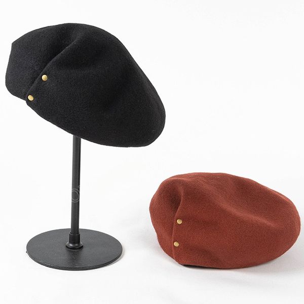 women's deep brim woolen beret painter hat ladies warm autumn winter caps luxury mushroom hat, Blue;gray
women's deep brim woolen beret painter hat ladies warm autumn winter caps luxury mushroom hat, Blue;gray