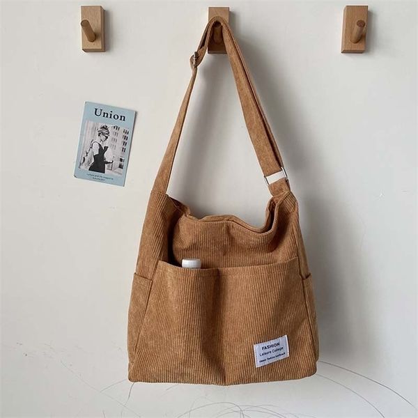 evening bags corduroy tote women fashion shoulder female shopper casual solid color multipocket large capacity designer handbag 221007
evening bags corduroy tote women fashion shoulder female shopper casual solid color multipocket large capacity designer handbag 221007