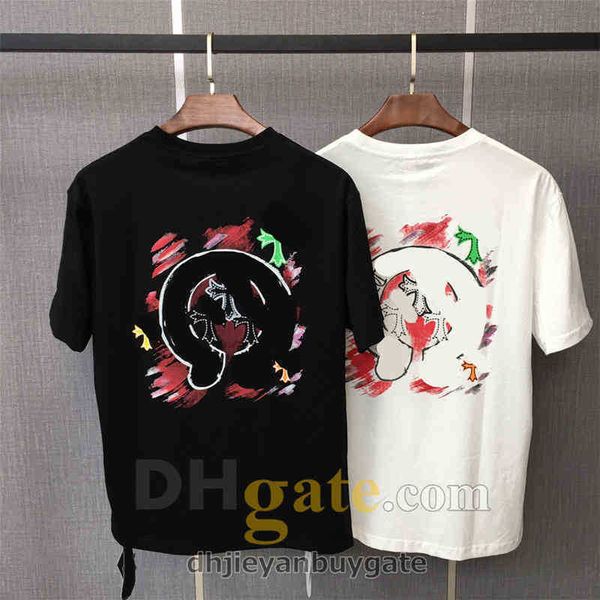 woman with short sleeves women's tee ch t-shirt colorful splashing ink cross sanskrit drilling horseshoe print t shirts summer cotton r, White
woman with short sleeves women's tee ch t-shirt colorful splashing ink cross sanskrit drilling horseshoe print t shirts summer cotton r, White
